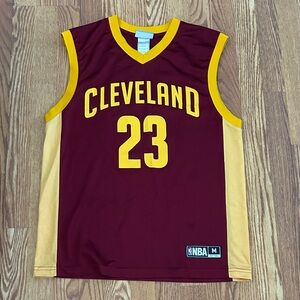 NBA Maroon and Gold Jersey